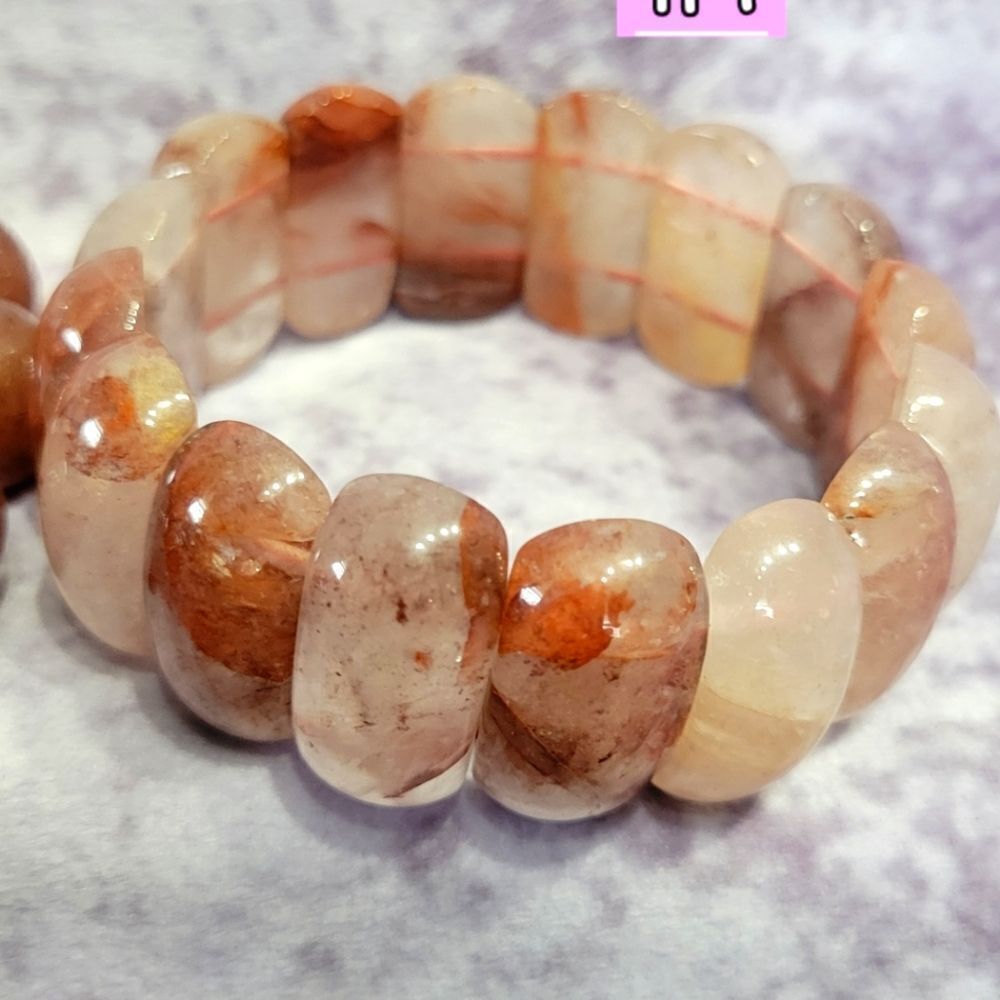 Fire Quartz Stretch Bracelet